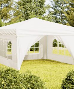 Sklopivi šator za zabave s bočnim zidovima 3 x 3 m krem
