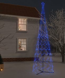 Stožasto božićno drvce plavo 3000 LED žarulja 230 x 800 cm