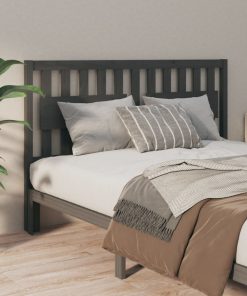 Uzglavlje za krevet sivo 155
