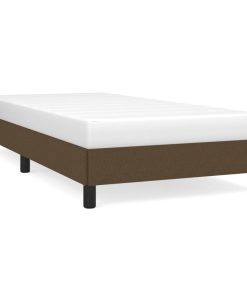 Okvir za krevet tamnosmeđi 90x190 cm od tkanine