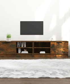 TV ormarići 2 kom boja dimljenog hrasta 80x35x36