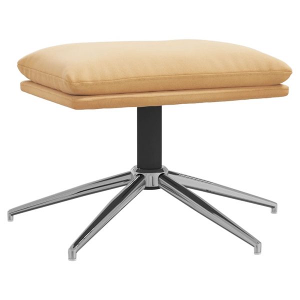 Tabure krem 60 x 60 x 39 cm od mikrovlakana
