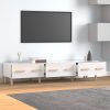 TV ormarić sjajni bijeli 150 x 34