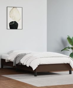 Okvir za krevet smeđi 90x190 cm od umjetne kože