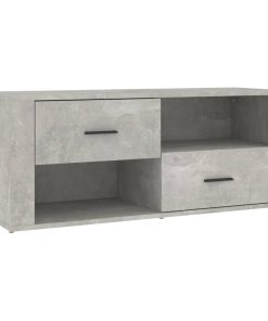 TV ormarić beton sivi 100 x 35 x 40 cm od konstruiranog drva