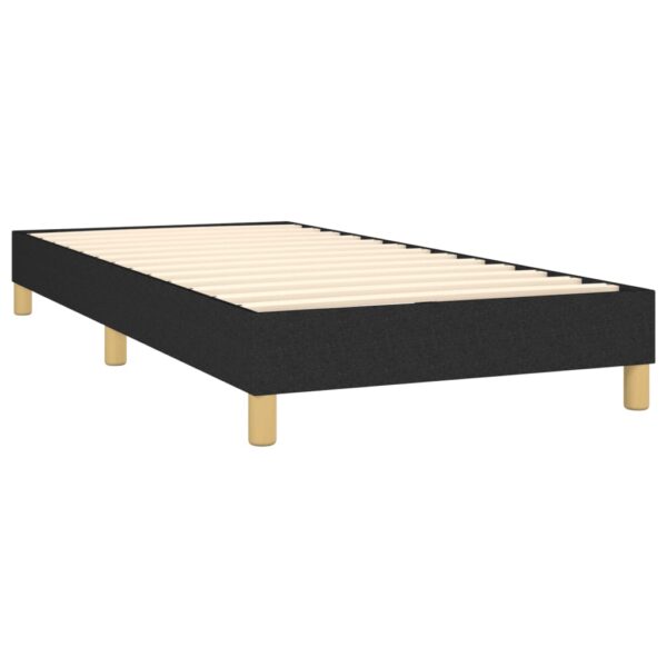 Box spring krevet s madracem crni 80 x 200 cm od tkanine - Image 4