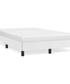 Okvir za krevet bijela 120x200 cm od umjetne kože