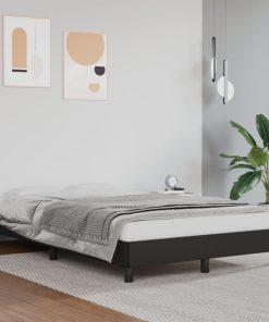 Okvir za krevet crni 120 x 200 cm od umjetne kože