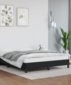 Okvir za krevet crni 140x190 cm od umjetne kože