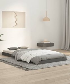 Okvir za krevet sivi od borovine 90 x 190 cm 3FT jednokrevetni