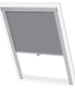 131263 Blackout Roller Blinds Grey 104