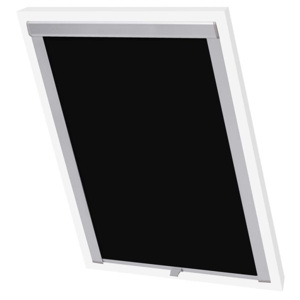 131299 Blackout Roller Blinds Black P06/406