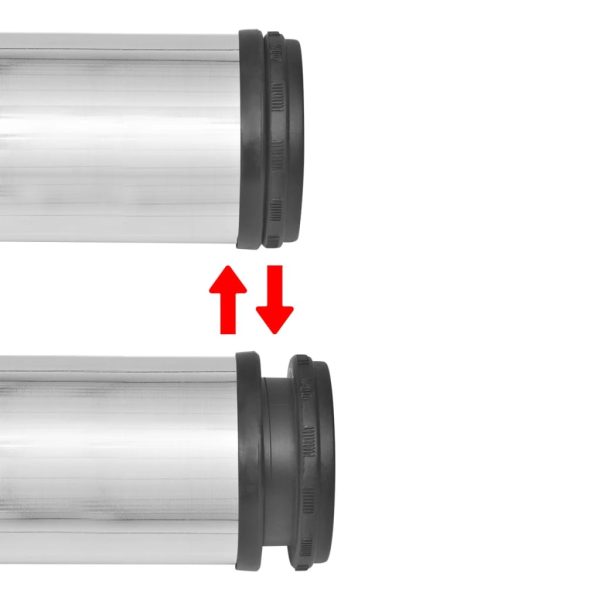 4 Podesive Noge za Stol Brušeni nikal 1100 mm - Image 3