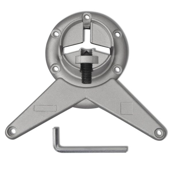 4 Podesive Noge za Stol Brušeni nikal 1100 mm - Image 4