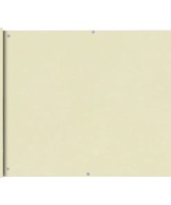 Balkonska Zaštita Oxford Tkanina Krem boje 90x400 cm