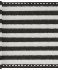 Balkonski zastor HDPE 90 x 500 cm antracit i bijeli