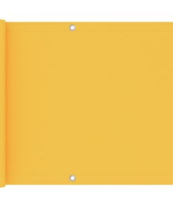 Balkonski zastor žuti 75 x 400 cm od tkanine Oxford