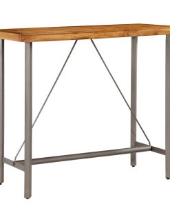 Barski stol od masivne reciklirane tikovine 120 x 58 x 106 cm