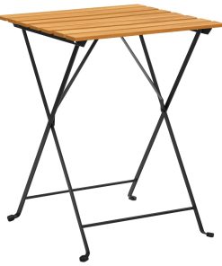 Bistro stol 55 x 54 x 71 cm od masivnog bagremovog drva