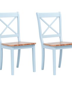 Blagovaonske stolice od drva kaučukovca 2 kom sive