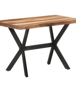 Blagovaonski stol 120 x 60 x 75 cm od masivnog drva s premazom