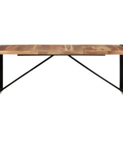Blagovaonski stol 200 x 100 x 75 cm od masivnog drva i šišama
