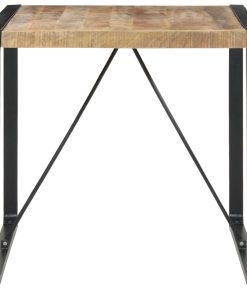 Blagovaonski stol 80 x 80 x 75 cm od grubog drva manga