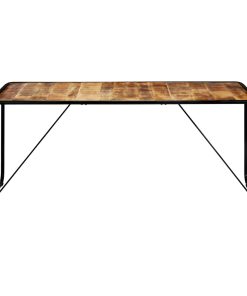 Blagovaonski stol od masivnog grubog drva manga 180x90x76 cm
