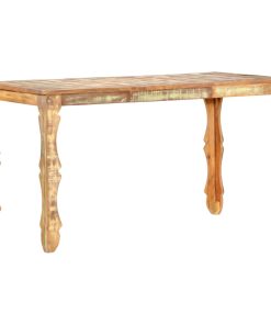 Blagovaonski stol od masivnog obnovljenog drva 140 x 70 x 76 cm