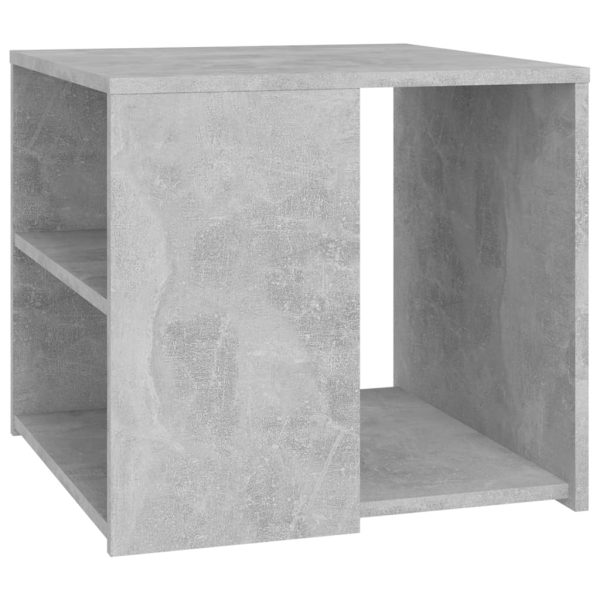 Bočni stolić siva boja betona 50 x 50 x 45 cm od iverice