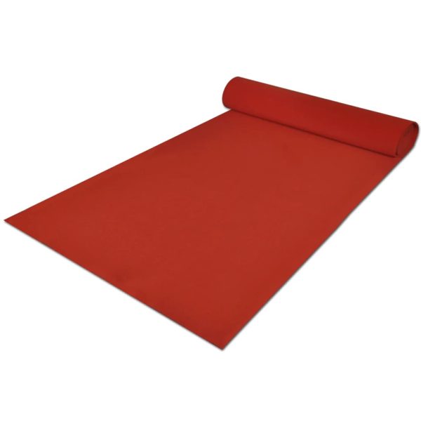 Crveni tepih 1 x 20 m Ekstra teški 400 g / m2 - Slika 3