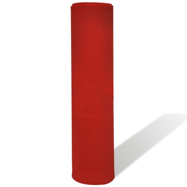 Crveni tepih 1 x 20 m Ekstra teški 400 g / m2 - Slika 4