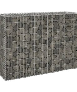 Gabionski zid s poklopcima od pocinčanog čelika 150x60x100 cm
