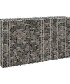 Gabionski zid s poklopcima od pocinčanog čelika 200x60x100 cm