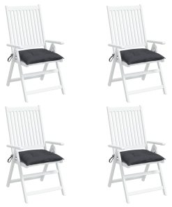 Jastuci za stolice 4 kom antracit 40 x 40 x 7 cm od tkanine