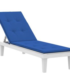 Jastuk za ležaljku kraljevsko plavi (75 + 105) x 50 x 3 cm