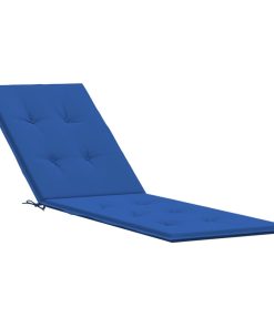 Jastuk za ležaljku kraljevsko plavi (75 + 105) x 50 x 3 cm