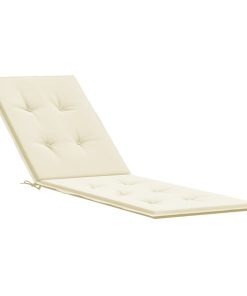 Jastuk za ležaljku krem (75 + 105) x 50 x 3 cm