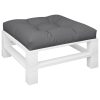 Jastuk za sofu od paleta antracit 70 x 70 x 10 cm