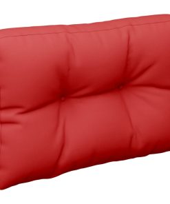 Jastuk za sofu od paleta crveni 60 x 40 x 10 cm
