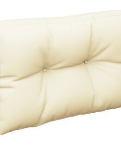 Jastuk za sofu od paleta krem 60 x 40 x 10 cm
