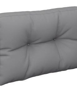 Jastuk za sofu od paleta sivi 60 x 40 x 10 cm