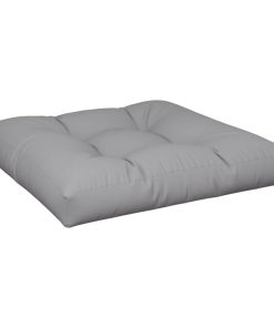 Jastuk za sofu od paleta sivi 70 x 70 x 10 cm