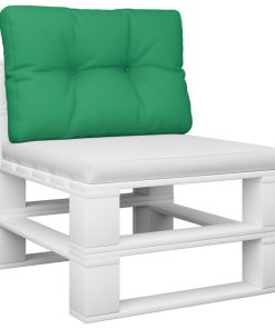 Jastuk za sofu od paleta zeleni 60 x 40 x 10 cm