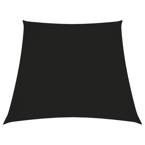 Jedro protiv sunca od tkanine Oxford trapezno 3/5 x 4 m crno