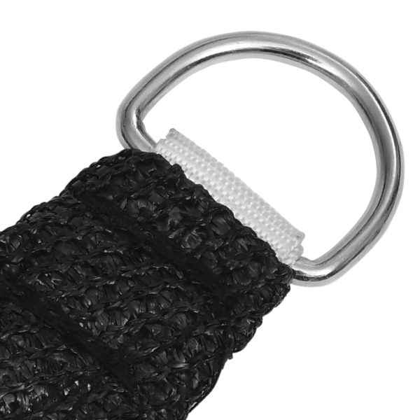 Jedro za zaštitu od sunca 160 g/m² crno 2 x 2 m HDPE - Slika 4