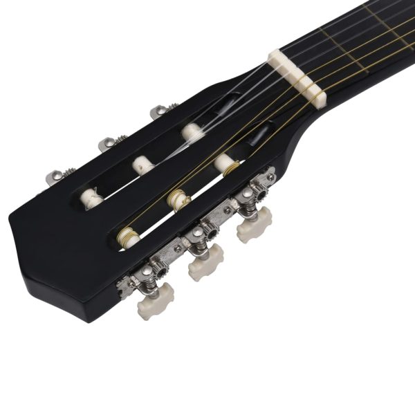 Akustična gitara Western s prorezom i 6 žica 38 " crna - Image 4