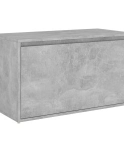 Klupa za hodnik 80 x 40 x 45 cm siva boja betona od iverice