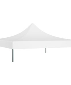 Krov za šator za zabave 2 x 2 m bijeli 270 g/m²