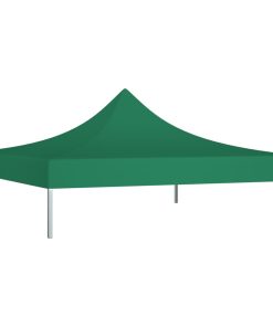 Krov za šator za zabave 2 x 2 m zeleni 270 g/m²